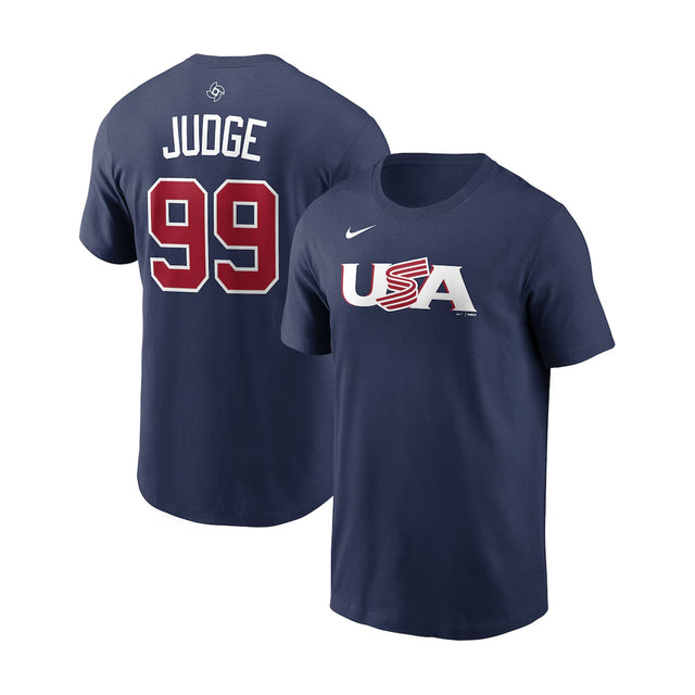 USA 2026 World Baseball Classic Aaron Judge 99 Navy T-Shirt - Nike - 360403719401