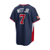 USA 2026 World Baseball Classic Bobby Witt Jr. 7 Navy Jersey - Nike - 360402719601