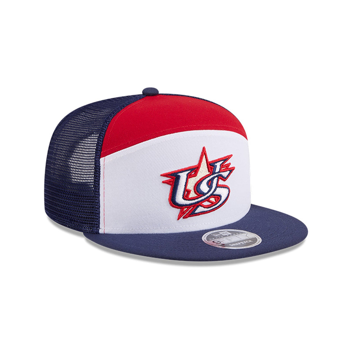 USA Baseball World Baseball Classic Red White & Blue 9FIFTY Snapback Trucker Hat - New Era - 360503719
