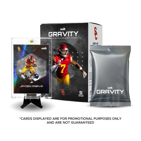 USC Trojans 2025 Gravity Football Trading Cards Box - Onit - 30020666901