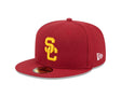 USC Trojans Cardinal 59FIFTY Fitted Hat - New Era - 