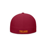 USC Trojans Cardinal Red Legacy True Fitted Hat - Nike - 230330166903