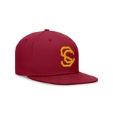 USC Trojans Cardinal Red Legacy True Fitted Hat - Nike - 230330166903