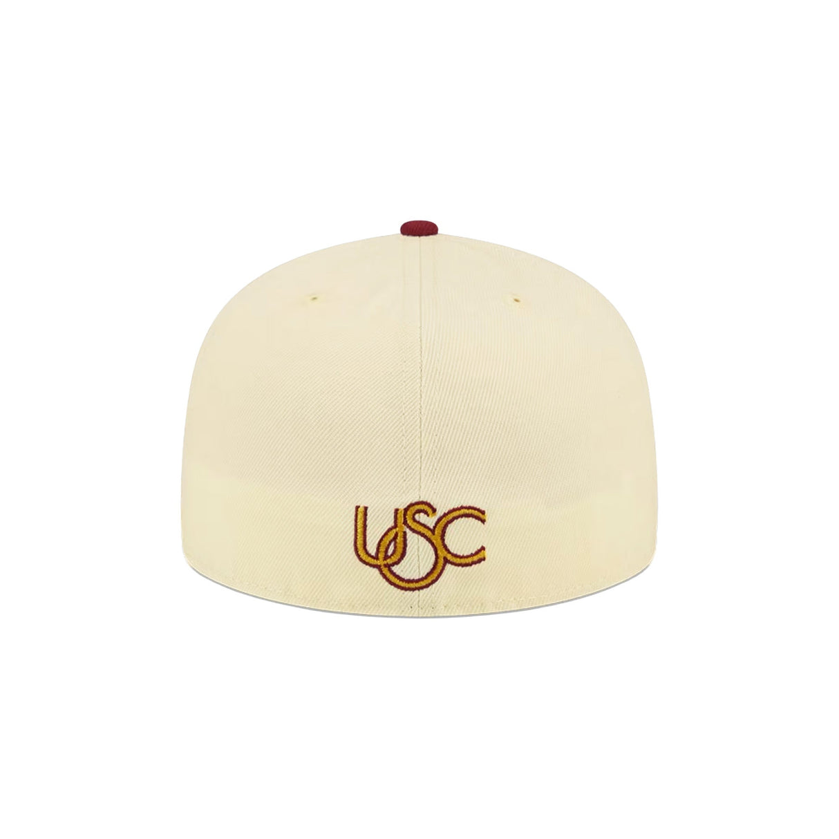 USC Trojans College Vault Cream Burgundy 59FIFTY Fitted Hat - New Era - 230110166901