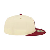 USC Trojans College Vault Cream Burgundy 59FIFTY Fitted Hat - New Era - 230110166901