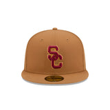 USC Trojans Color Pack Light Bronze 59FIFTY Fitted Hat - New Era - 23120166901