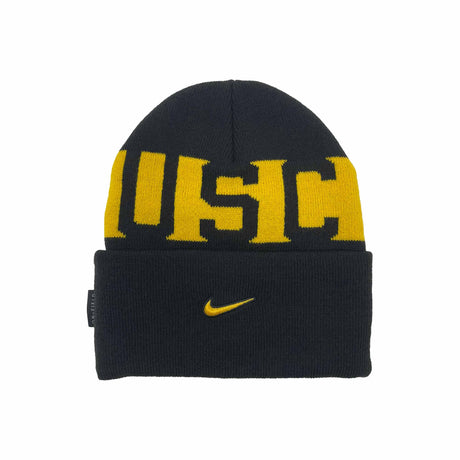 USC Trojans On - Field Cuffed Knit Beanie – Black/Gold - Nike - 2306669