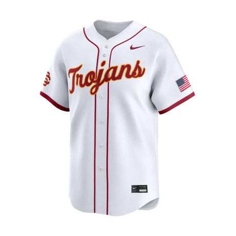 USC Trojans White Limited Home Baseball Jersey - Nike - 230370166909