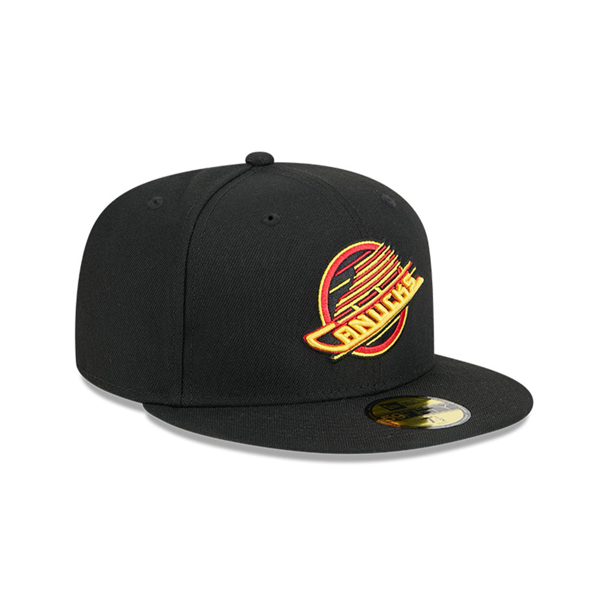 Vancouver Canucks Team Black 59FIFTY Fitted Hat - New Era - 23500830701