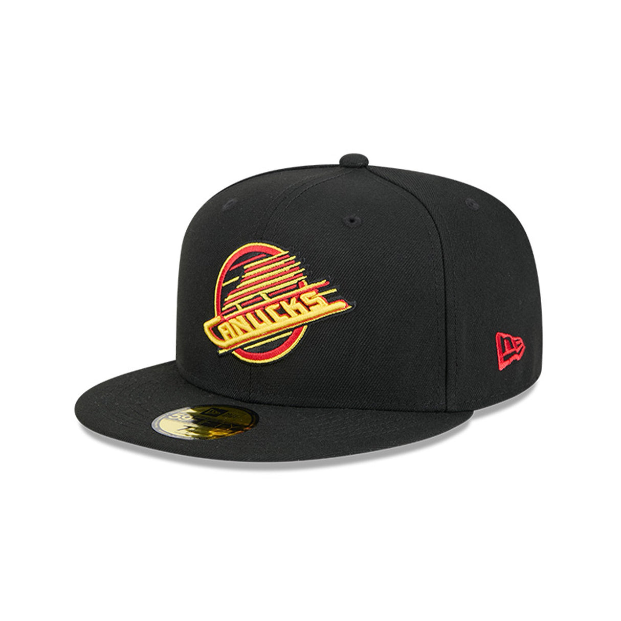 Vancouver Canucks Team Black 59FIFTY Fitted Hat - New Era - 23500830701