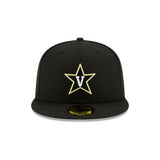 Vanderbilt Commodores 59FIFTY Fitted Hat Black Star Logo - New Era - 23481167801