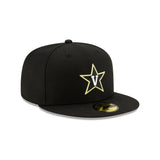 Vanderbilt Commodores 59FIFTY Fitted Hat Black Star Logo - New Era - 23481167801