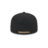 Vanderbilt Commodores Black 59FIFTY Fitted Hat - New Era - 23480167801