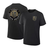 Vegas Golden Knights Black Circle Crest T-Shirt - Fanatics - 
