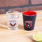 Washington Capitals 4-Piece Ceramic and Glass 2oz. Shot Glass Set - EG Collective - 801946180371