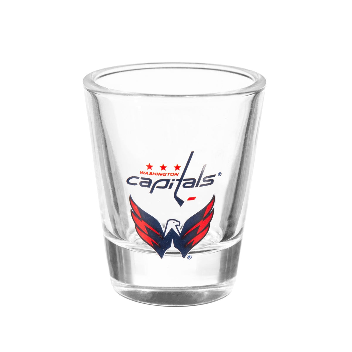Washington Capitals 4-Piece Ceramic and Glass 2oz. Shot Glass Set - EG Collective - 801946180371