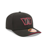 Washington Commanders 2026 NFL Sideline Collection Black 9SEVENTY Stretch-Snap Hat - New Era - 23850512607