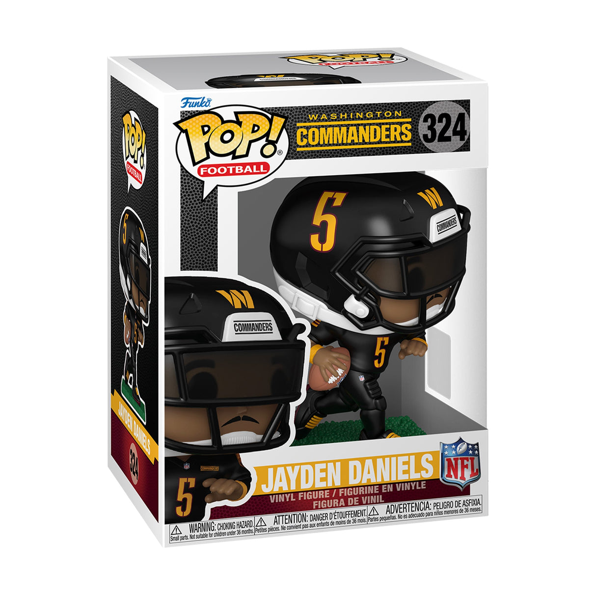 Washington Commanders Jayden Daniels Pop! Football Funko 324 - Funko - 150812602