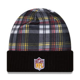 Washington Commanders Statement Red & Yellow Plaid Cuffed Knit Beanie - New Era - 237012603