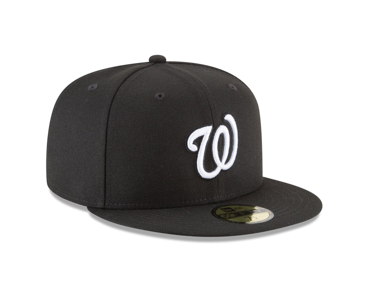 Washington Nationals Authentic Collection Black & White 59FIFTY Fitted - New Era - 