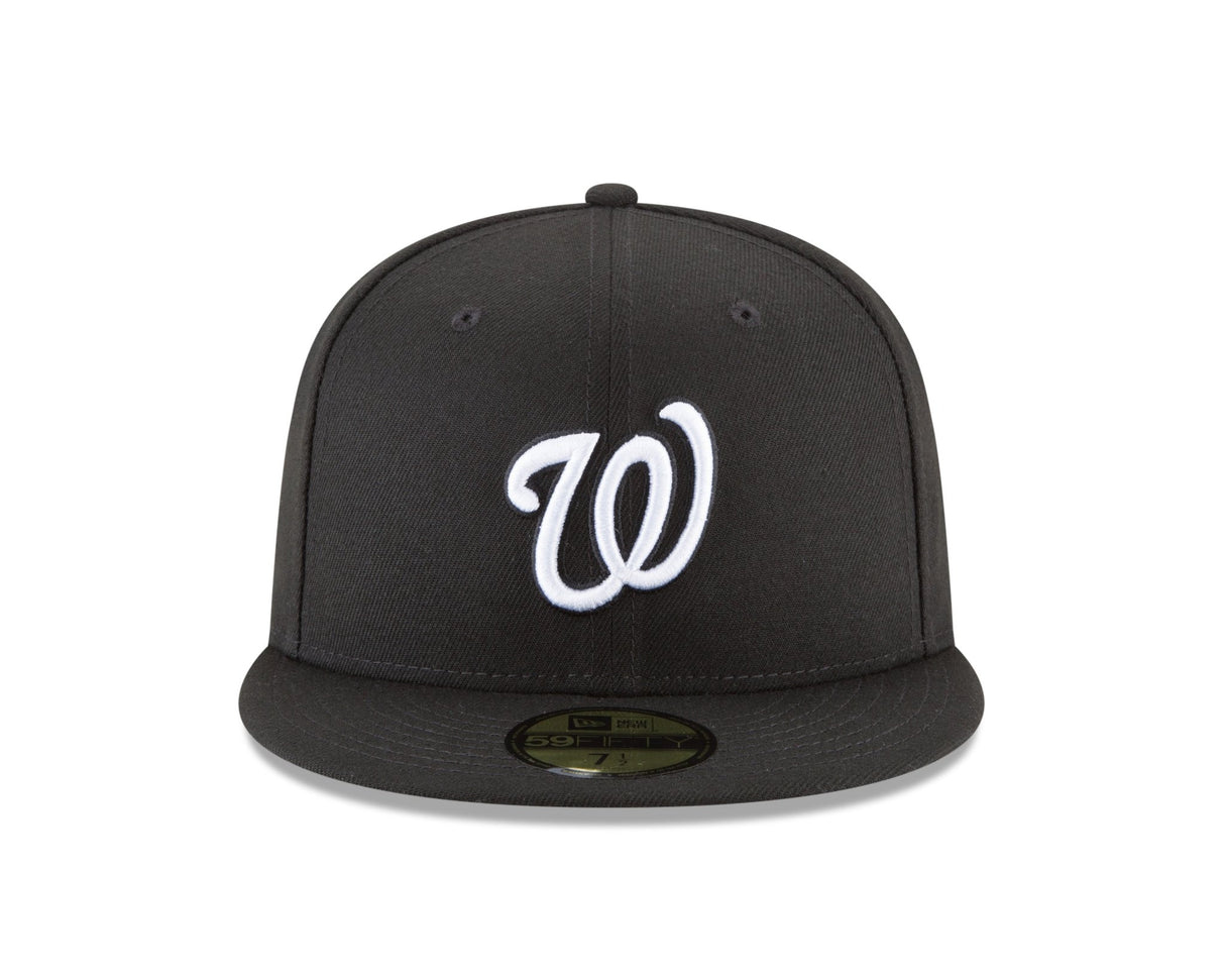 Washington Nationals Authentic Collection Black & White 59FIFTY Fitted - New Era - 