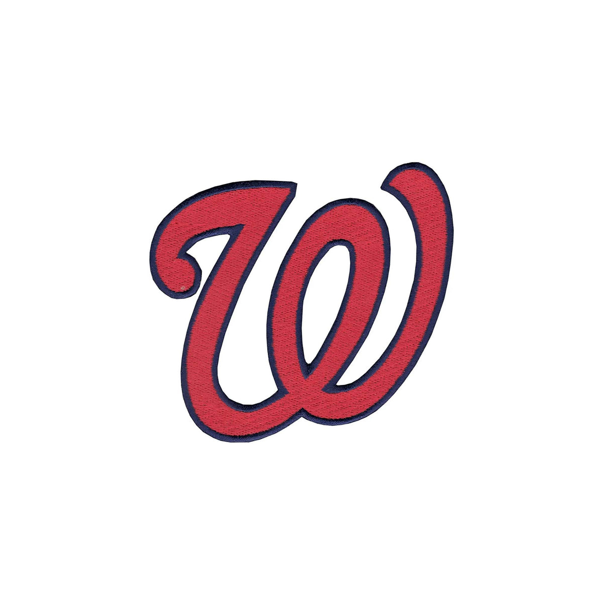 Washington Nationals Red W Script Patch - Sew-On / Iron-On – Sports ...