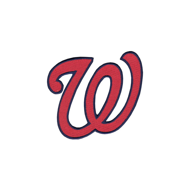 Washington Nationals Red “W” Script Embroidered Patch - The Emblem Source - 