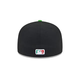 Winston-Salem Dash Theme Night Black & Red 59FIFTY Fitted Hat - New Era - 2346429401
