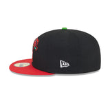 Winston-Salem Dash Theme Night Black & Red 59FIFTY Fitted Hat - New Era - 2346429401