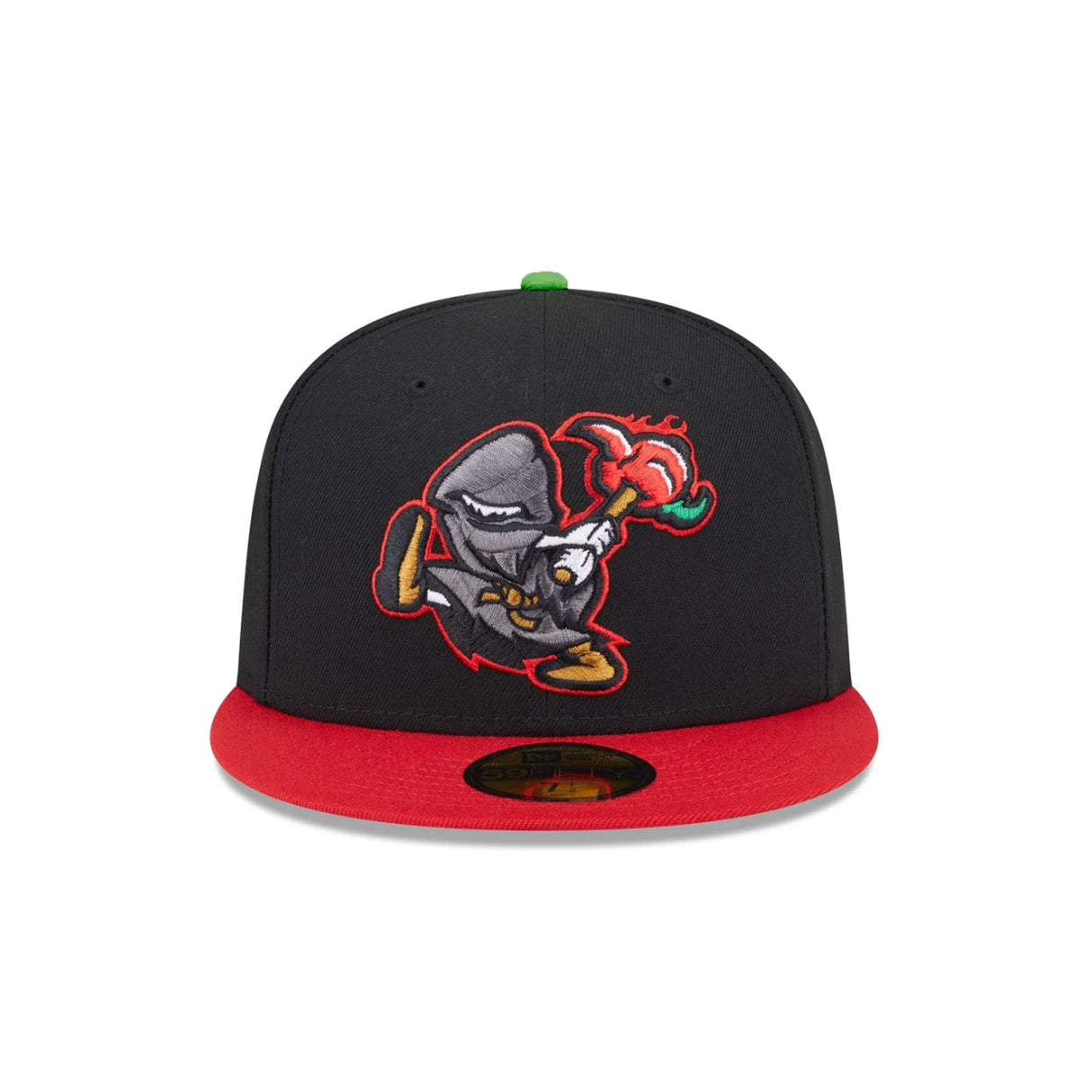 Winston-Salem Dash Theme Night Black & Red 59FIFTY Fitted Hat - New Era - 2346429401