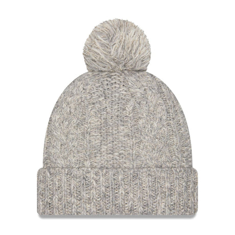 Women's Dallas Cowboys Gray Shimmer Pom Knit Beanie - New Era - 237002112
