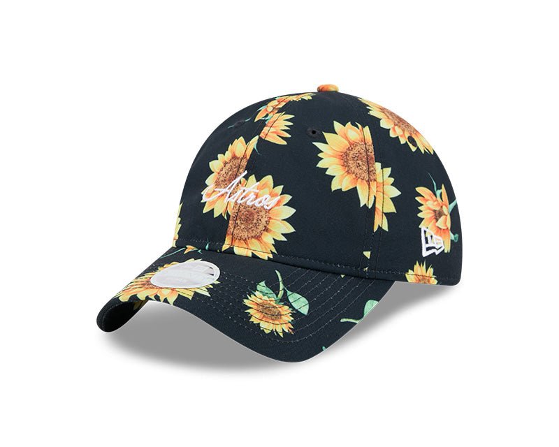 Women's Houston Astros Sunflower Floral 9TWENTY Adjustable Hat - New Era - 