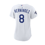 Women's Los Angeles Dodgers Enrique Hernández 2025 World Series Champions White Nike® Replica Jersey - Nike - 312209411201
