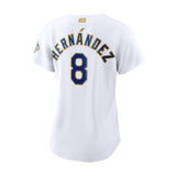Women's Los Angeles Dodgers Enrique Hernández 2026 Gold Collection White Limited Jersey - Nike - 