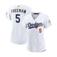 Women's Los Angeles Dodgers Freddie Freeman 2026 Gold Collection White Limited Jersey - Nike - 