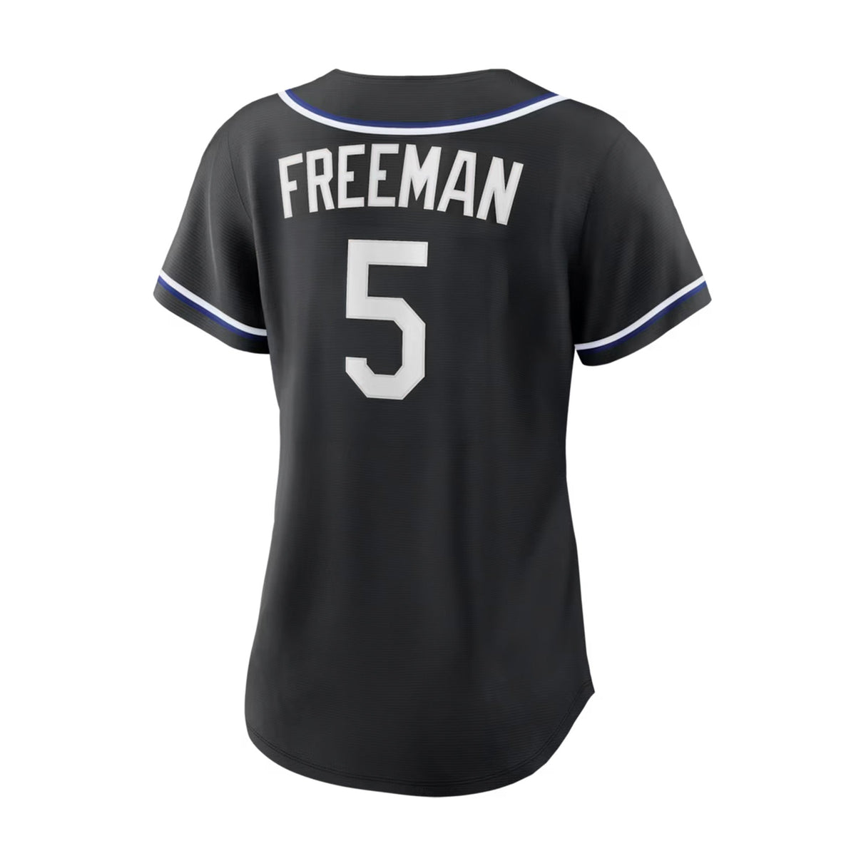 Women's Los Angeles Dodgers Freddie Freeman Black Out Limited Player Jersey - Nike - 235907411208