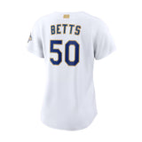 Women's Los Angeles Dodgers Mookie Betts 2026 Gold Collection White Limited Jersey - Nike - 