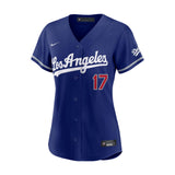 Women's Los Angeles Dodgers Shohei Ohtani 17 Royal Blue Nike Stadium Jersey - Nike - 235907411101