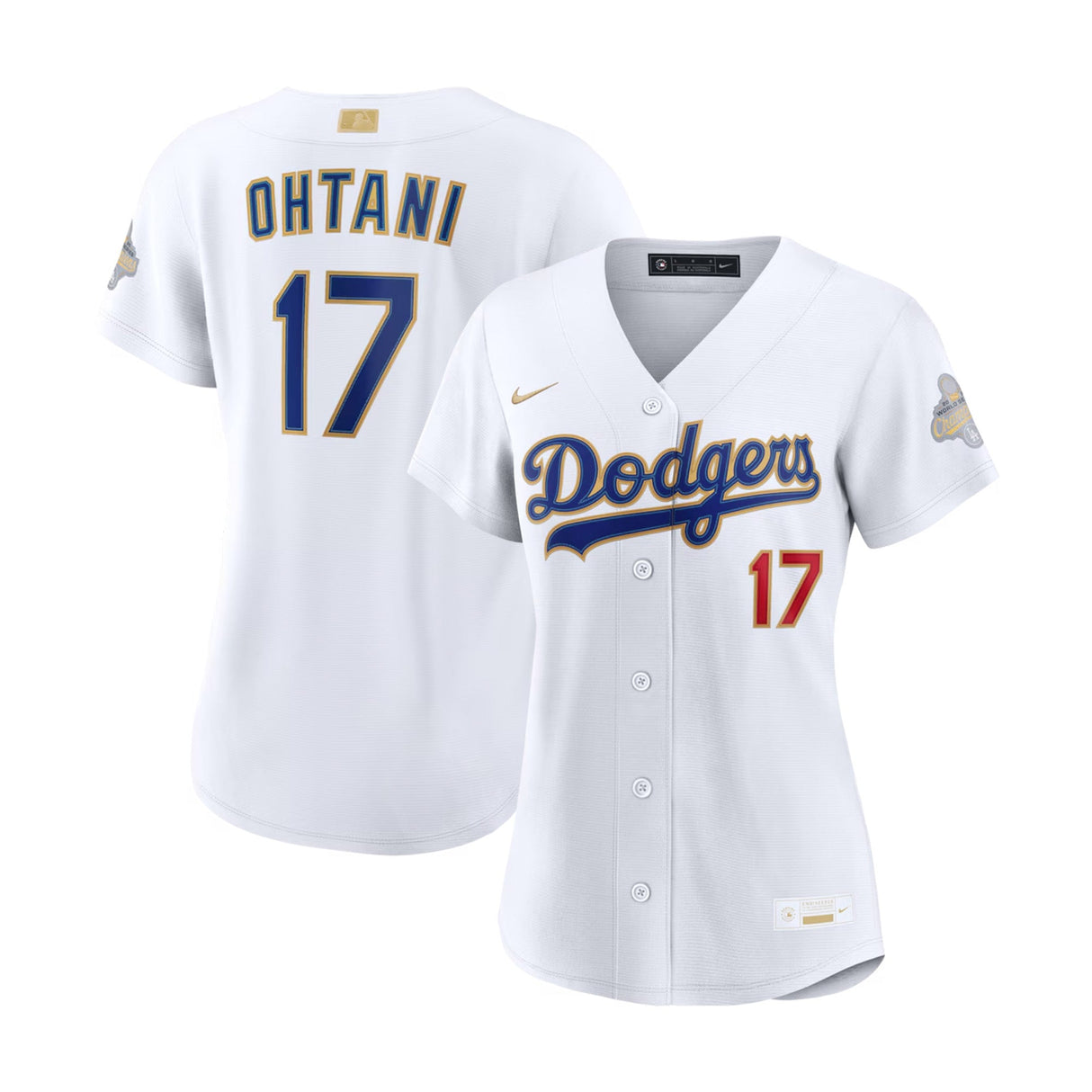 Women's Los Angeles Dodgers Shohei Ohtani 2026 Gold Collection White Limited Jersey - Nike - 312303411101