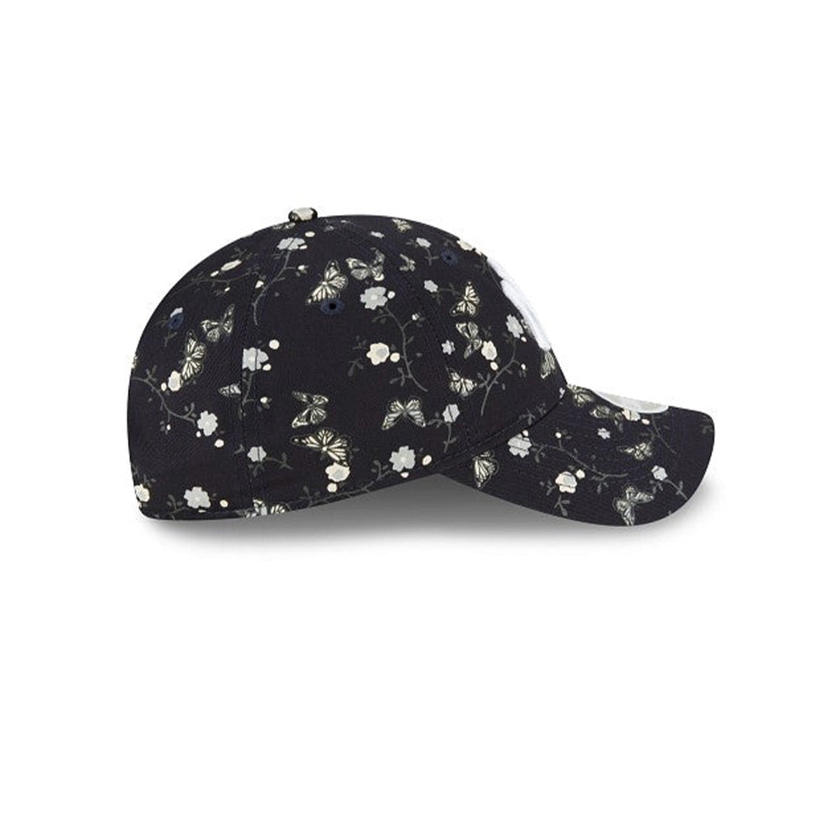 Women’s New York Yankees Floral Butterflies Navy Blue 9TWENTY Adjustable Hat - New Era - 23050543003
