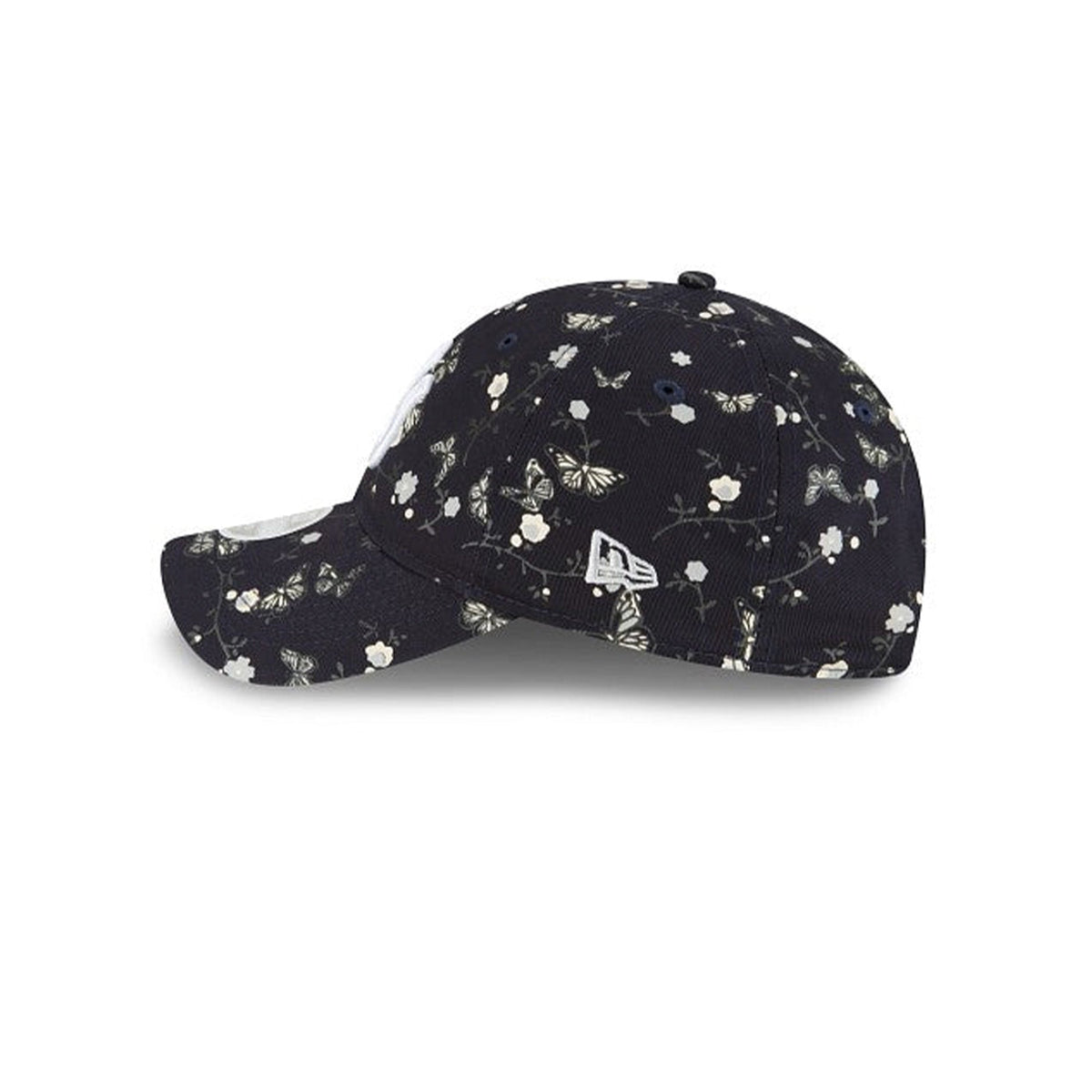 Women’s New York Yankees Floral Butterflies Navy Blue 9TWENTY Adjustable Hat - New Era - 23050543003