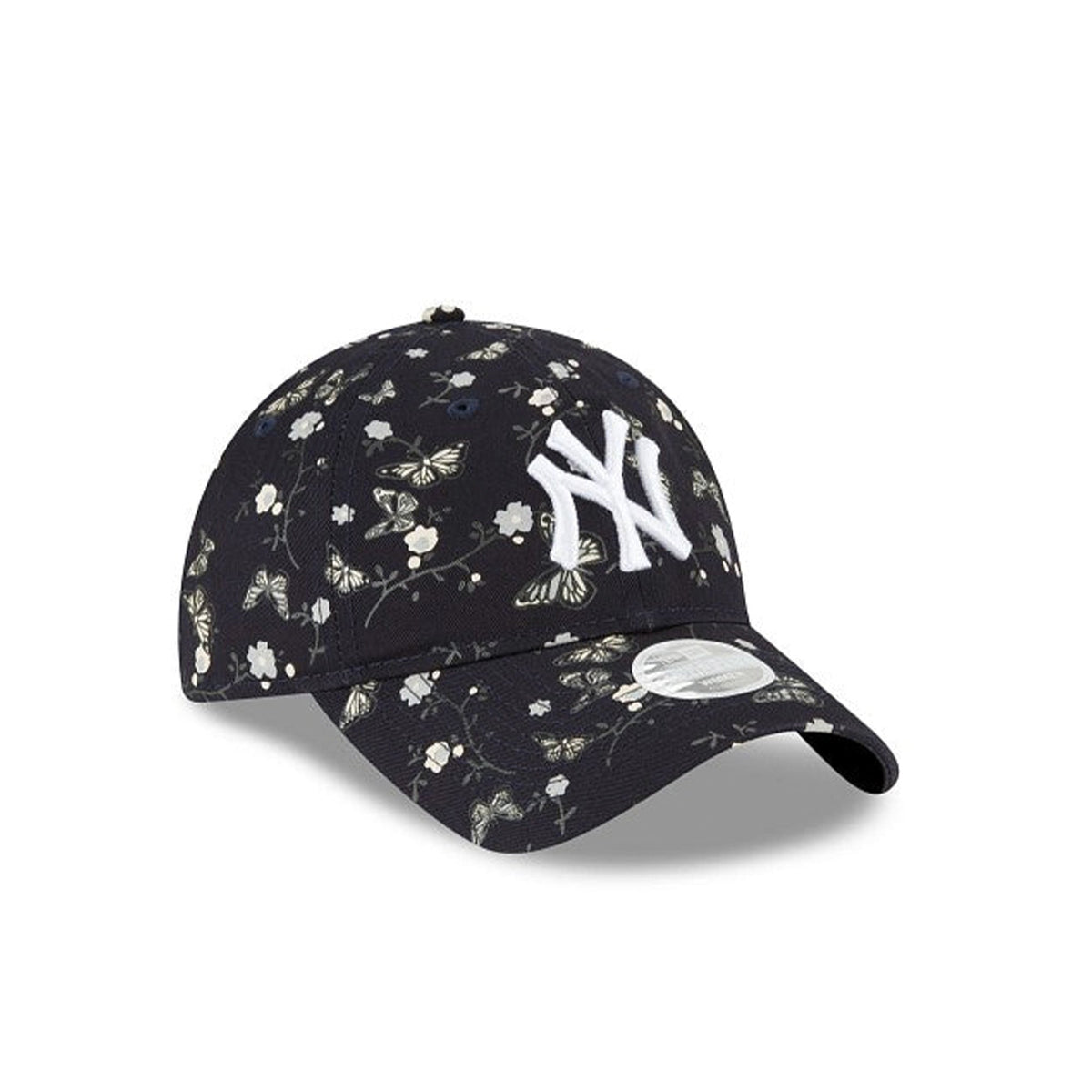 Women’s New York Yankees Floral Butterflies Navy Blue 9TWENTY Adjustable Hat - New Era - 23050543003