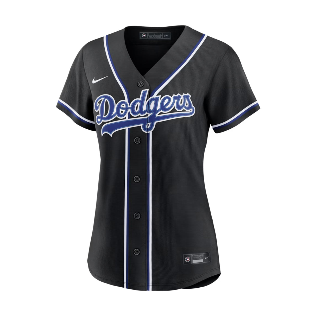 Women's Los Angeles Dodgers Freddie Freeman Black Out Limited Player Jersey