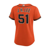Women's San Francisco Giants Jung Hoo Lee 51 Nike® Alternate Orange Limited Jersey - Nike - 235906413117