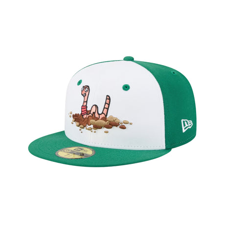 Worcester Red Sox Theme Nights White and Green 59FIFTY Fitted Hat - New Era - 2346423201