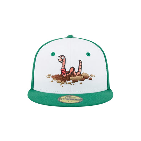 Worcester Red Sox Theme Nights White and Green 59FIFTY Fitted Hat - New Era - 2346423201
