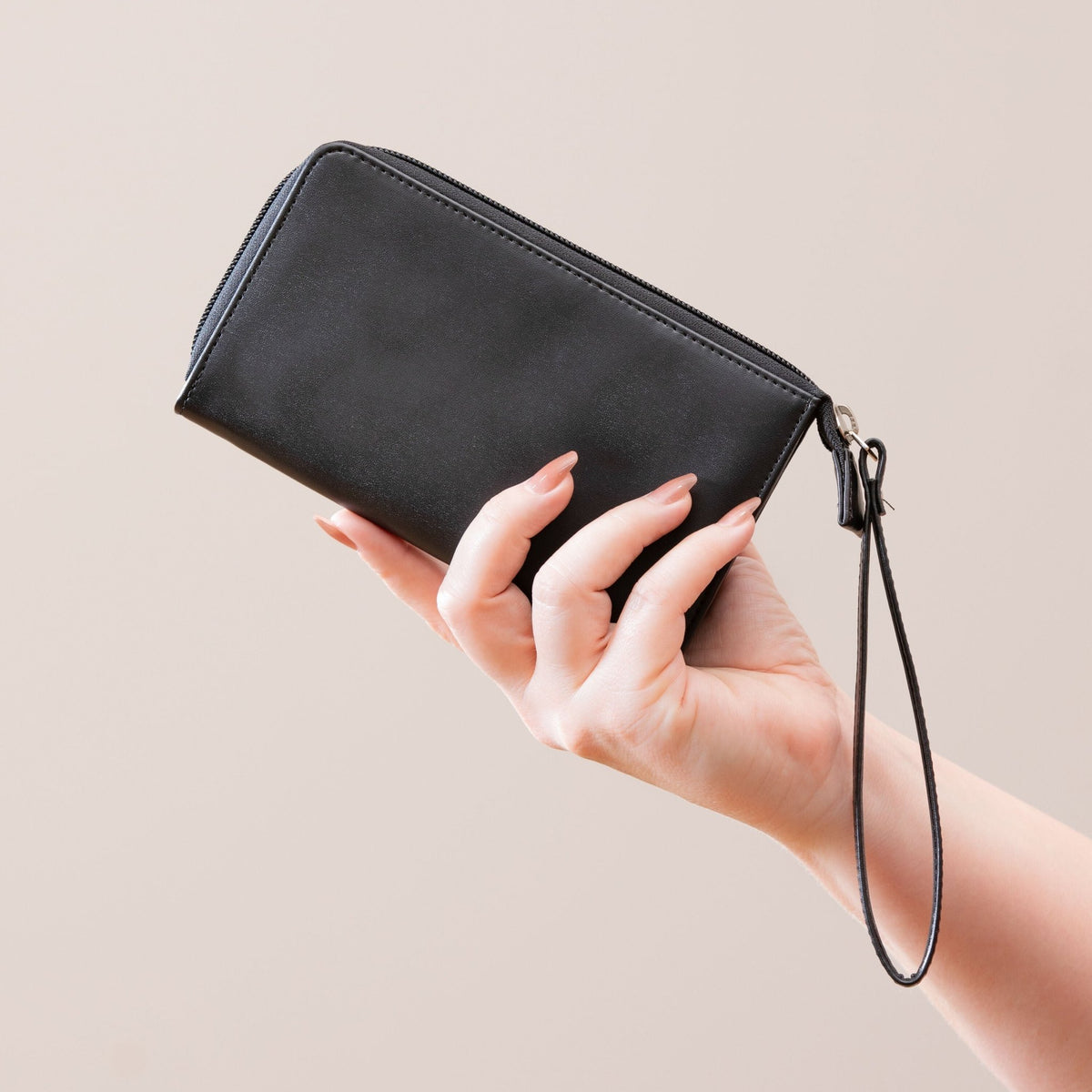 Wristlet Wallet, Black, Los Angeles Angels - EG Collective - 801946416814