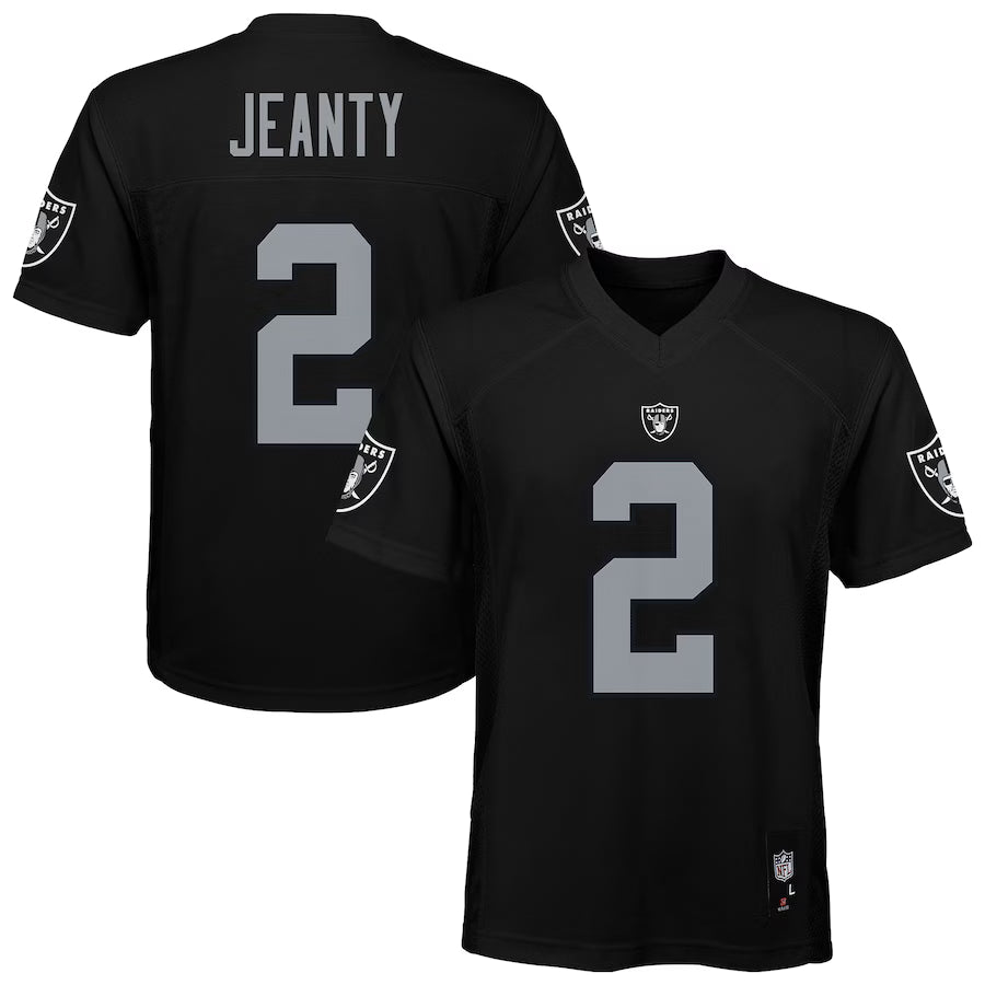 Youth Las Vegas Raiders Ashton Jeanty Black Nike® Game Jersey