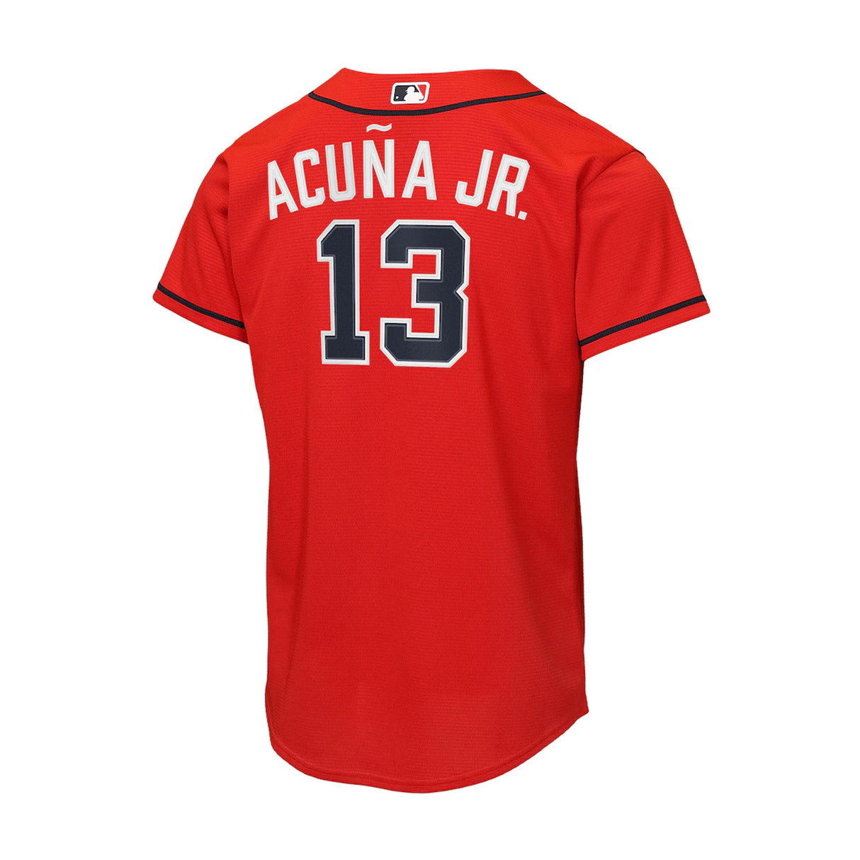 Youth Atlanta Braves Ronald Acuña Jr. Red Alternate Replica Player Jersey - Nike - 241402405113