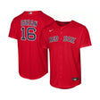 Youth Boston Red Sox Jarren Duran Alternate Red Baseline Jersey - Nike - 241401423121